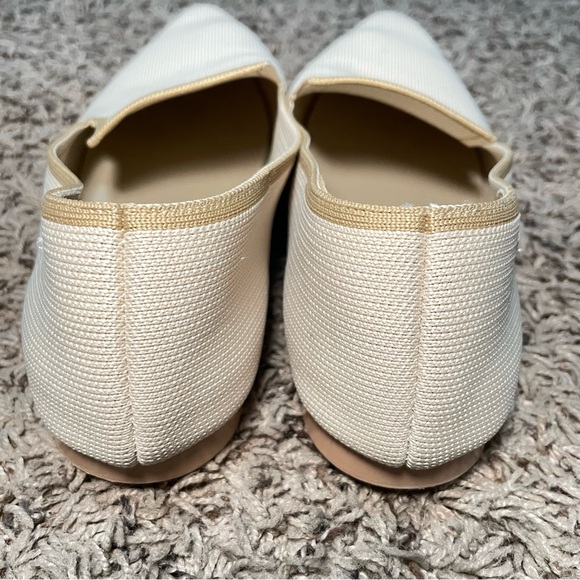 Vivaia Monica Pointed Toe Loafers Womens‎ Size US9/40EU Cream Ivory Flats Shoes - Picture 7 of 15